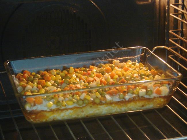 Garnitürlü Sütlü Fırın Patates - Yapılışı (11/16) 