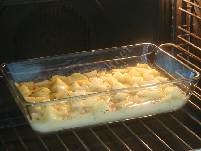 Garnitürlü Sütlü Fırın Patates - Yapılışı (6/16) 