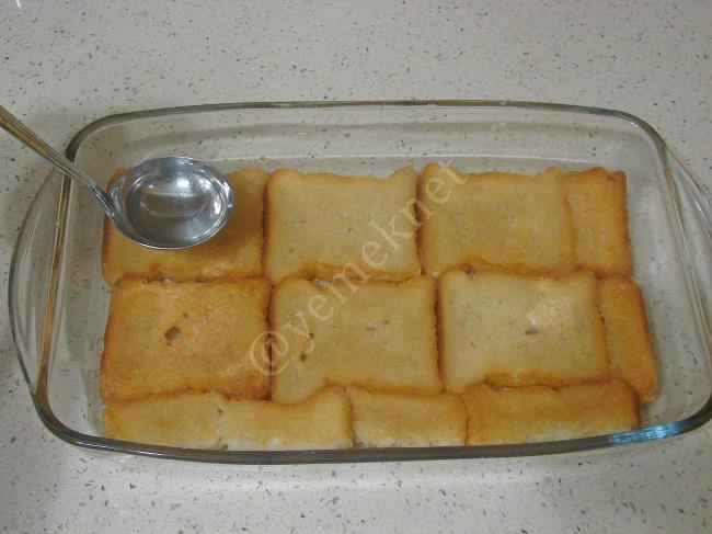 İki Katlı Etimek Tatlısı - Yapılışı (5/16) 