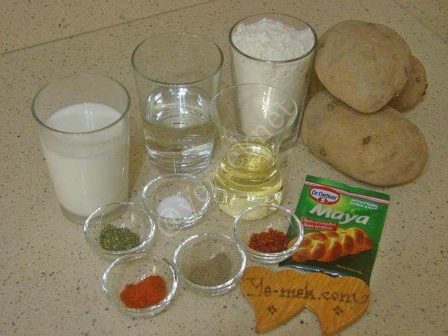 Patatesli Bazlama - Yapılışı (1/20) 