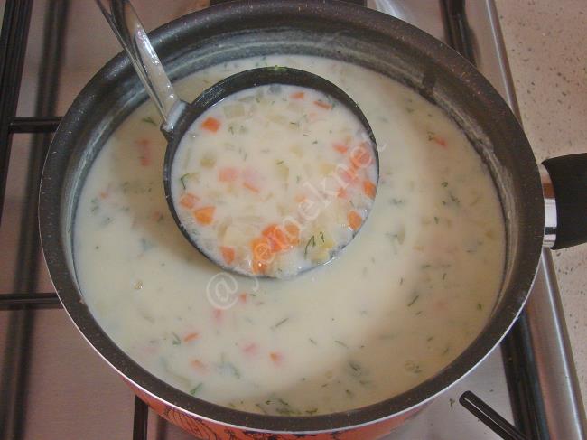 Sebzeli Yoğurt Çorbası - Yapılışı (12/16) 