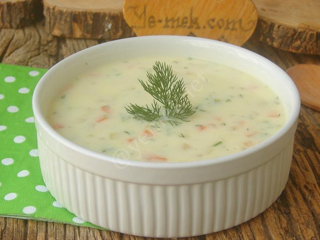 Sebzeli Yoğurt Çorbası - Yapılışı (14/16) 