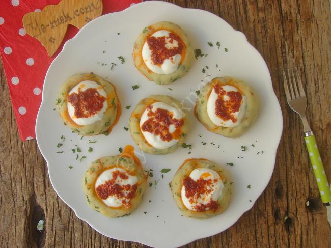 Yoğurtlu Patates Mantısı - Yapılışı (14/16) 