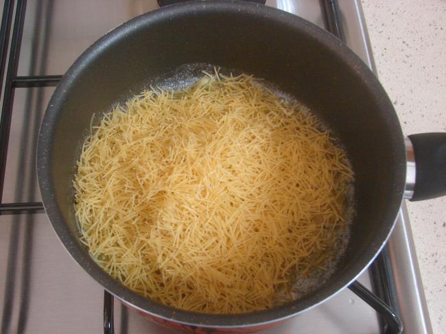 Tel Şehriye Pilavı - Yapılışı (3/12) 