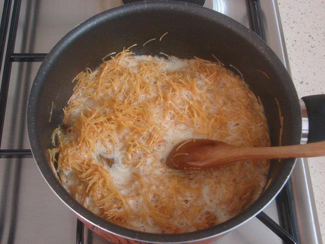 Tel Şehriye Pilavı - Yapılışı (4/12) 