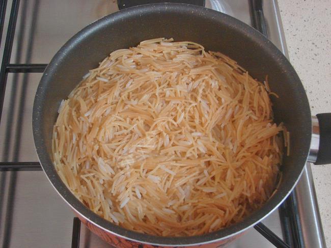 Tel Şehriye Pilavı - Yapılışı (8/12) 