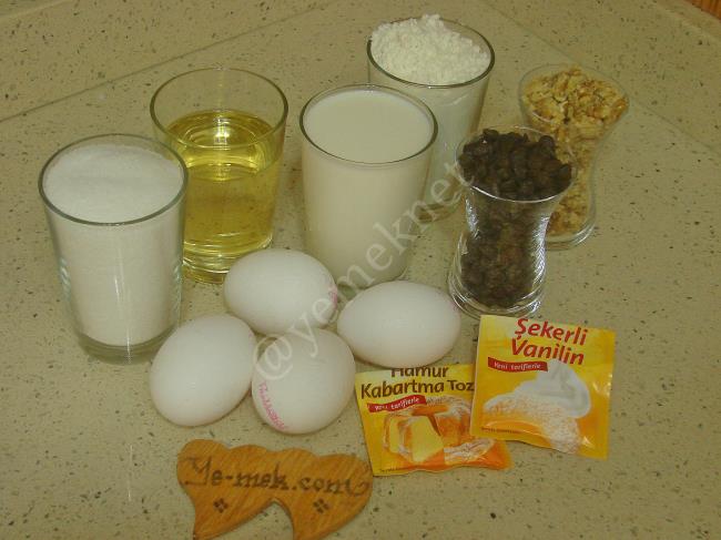 Damla Çikolatalı Cevizli Kek - Yapılışı (1/16) 