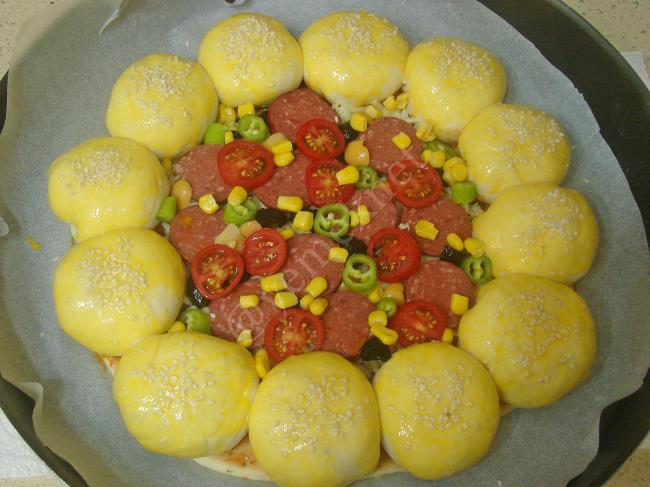 Doyuran Pizza - Yapılışı (14/20) 