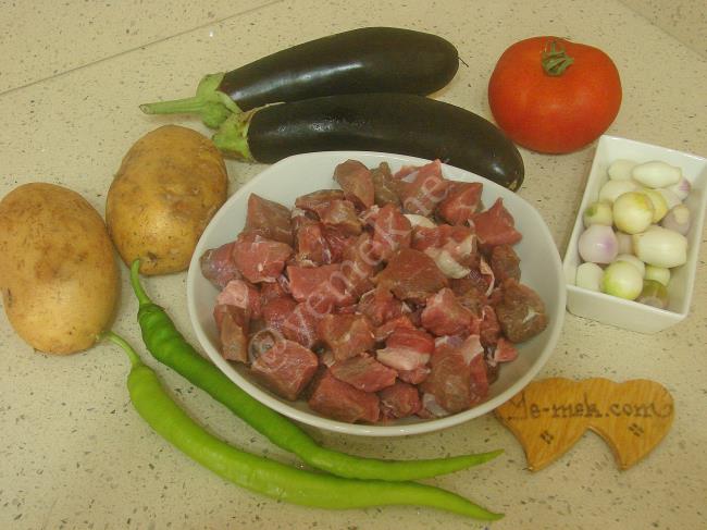 Fırında Kaşarlı Et Sote - Yapılışı (1/16) 