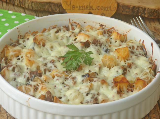 Fırında Kaşarlı Et Sote - Yapılışı (14/16) 