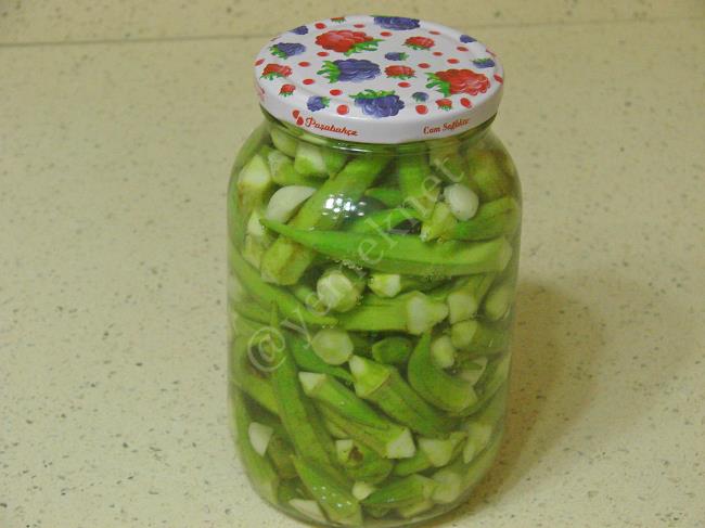 Bamya Turşusu - Yapılışı (8/12) 