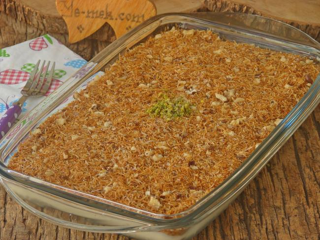 Kadayıflı Muhallebi Tatlısı - Yapılışı (13/16) 