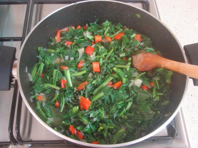 Patatesli Ispanak Graten - Yapılışı (5/20) 