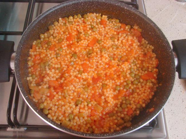 Sebzeli Kuskus Pilavı - Yapılışı (9/12) 