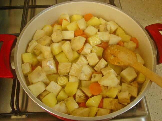 Kereviz Yemeği - Yapılışı (4/12) 