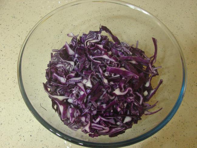 Mor Lahana Salatası - Yapılışı (3/12) 