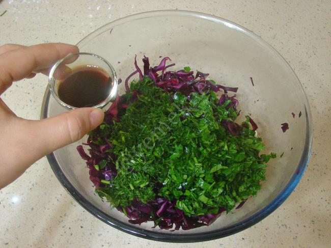 Mor Lahana Salatası - Yapılışı (8/12) 