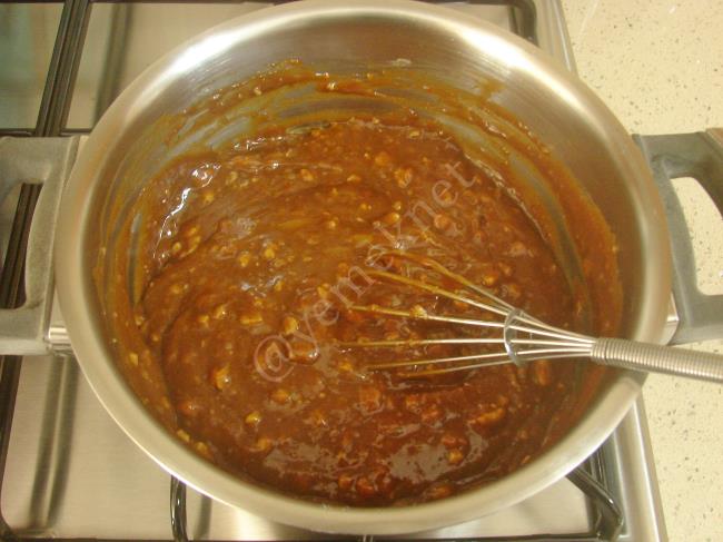 Şekersiz Pekmezli Tatlı - Yapılışı (5/8) 