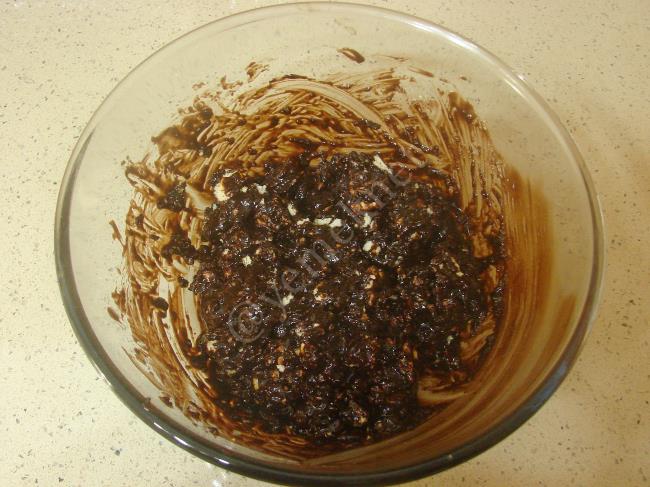 Üç Malzemeli Mozaik Pasta - Yapılışı (7/12) 