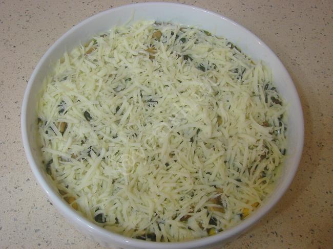 Ispanaklı Mantarlı Yumurta - Yapılışı (12/16) 