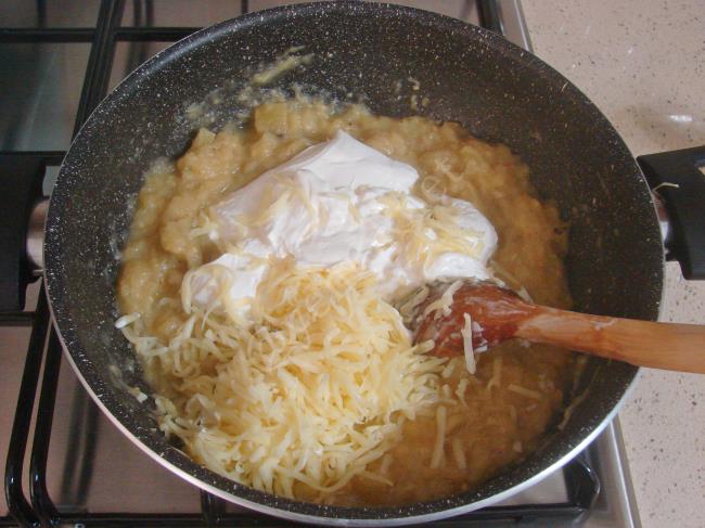 Köz Patlıcanlı Kiş - Yapılışı (8/16) 