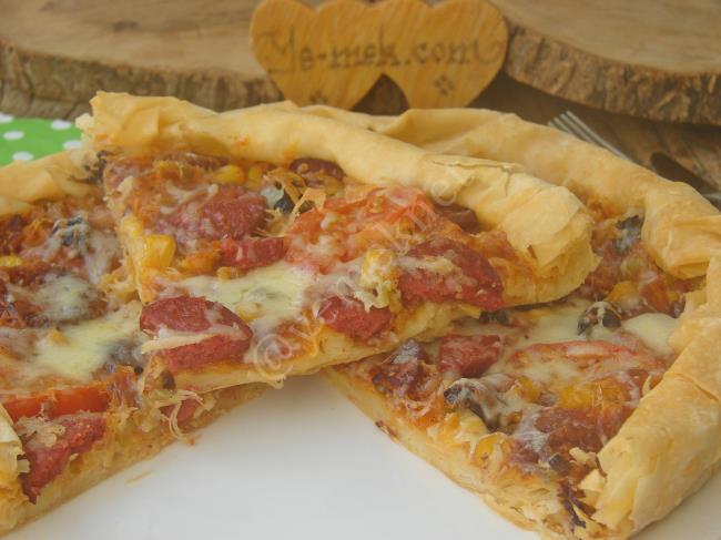 Yufkadan Pizza Tarifi, Nasıl Yapılır? (Resimli) Yemek Tarifleri