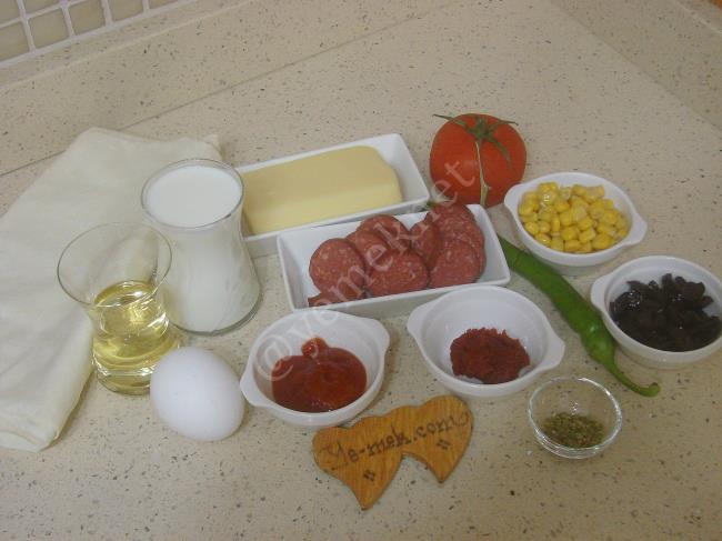 Yufkadan Pizza - Yapılışı (1/20) 