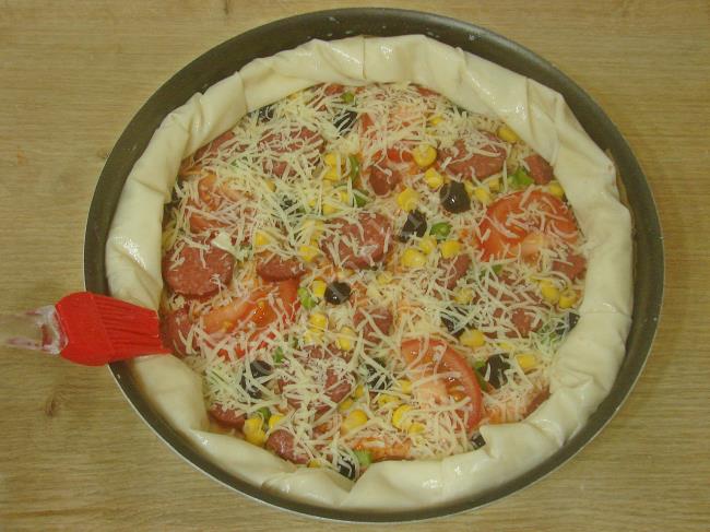 Yufkadan Pizza - Yapılışı (15/20) 