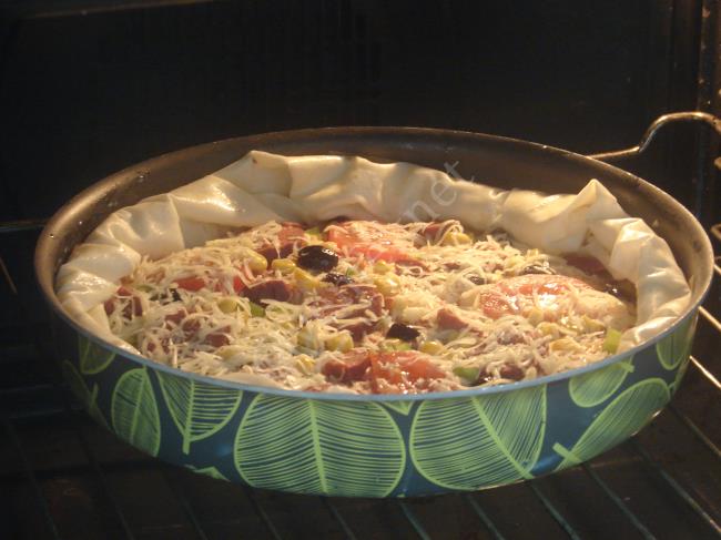 Yufkadan Pizza - Yapılışı (16/20) 