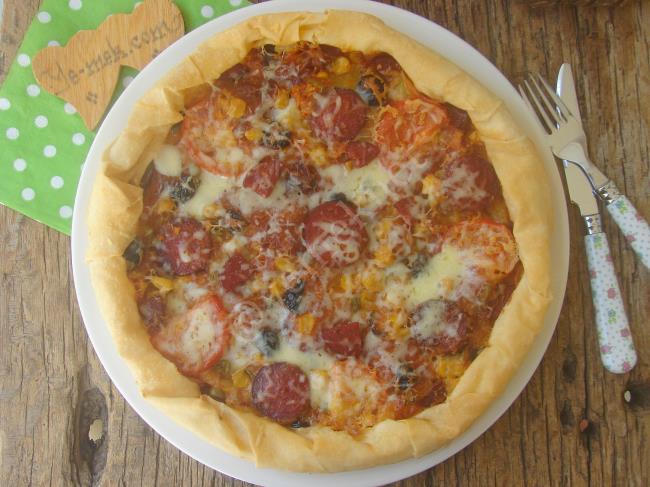 Yufkadan Pizza - Yapılışı (17/20) 