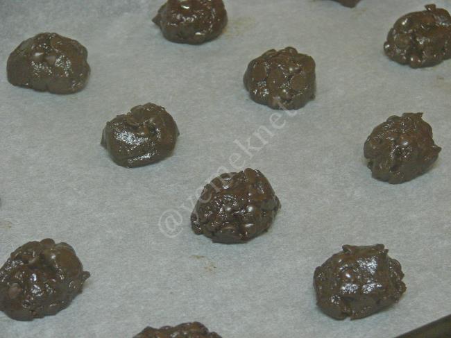 Çikolatalı Kurabiye - Yapılışı (11/16) 