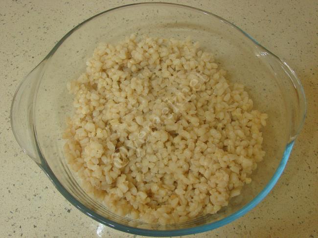 Ispanaklı Buğday Salatası - Yapılışı (6/16) 