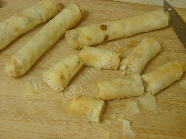 Yufkadan Tavuklu Mantı - Yapılışı (11/16) 