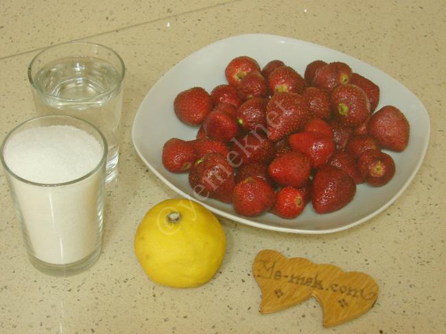 Çilekli Sorbe - Yapılışı (1/16) 