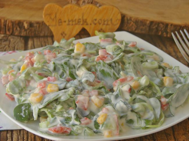 Semizotu Böyle Bir Başka Güzel Oluyor : Kolay Yoğurtlu Semizotu Salatası
