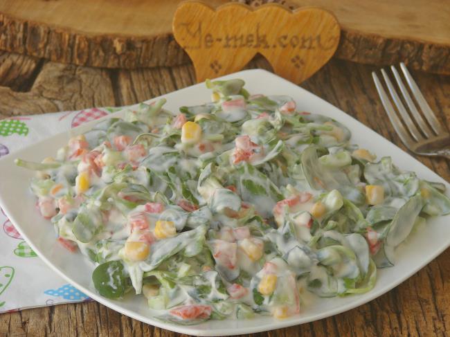 Kolay Yoğurtlu Semizotu Salatası