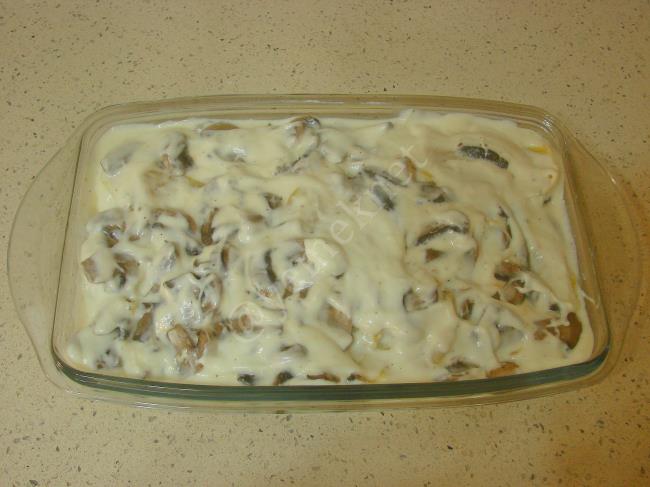 Patatesli Mantar Graten - Yapılışı (11/16) 