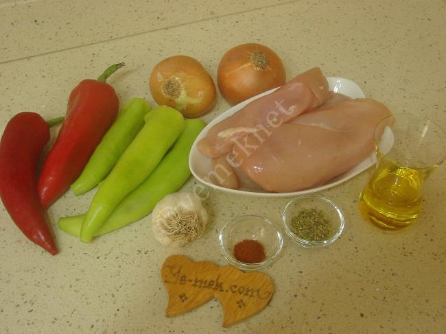 Tavuk Fajita - Yapılışı (1/8) 
