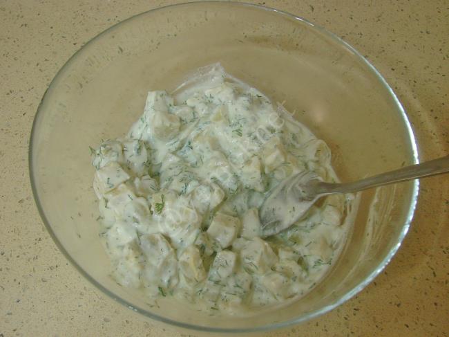 Yoğurtlu Enginar Salatası - Yapılışı (5/8) 