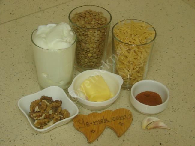 Yoğurtlu Mercimekli Erişte Salatası - Yapılışı (1/16) 