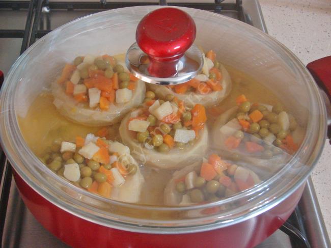 Zeytinyağlı Enginar - Yapılışı (8/12) 