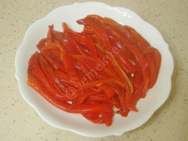 Sirkeli Biber Mezesi - Yapılışı (9/12) 