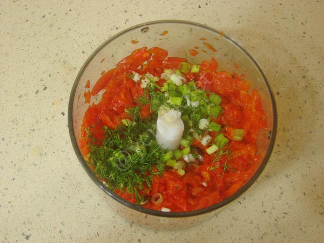 Yoğurtlu Kırmızı Biber Mezesi - Yapılışı (5/12) 