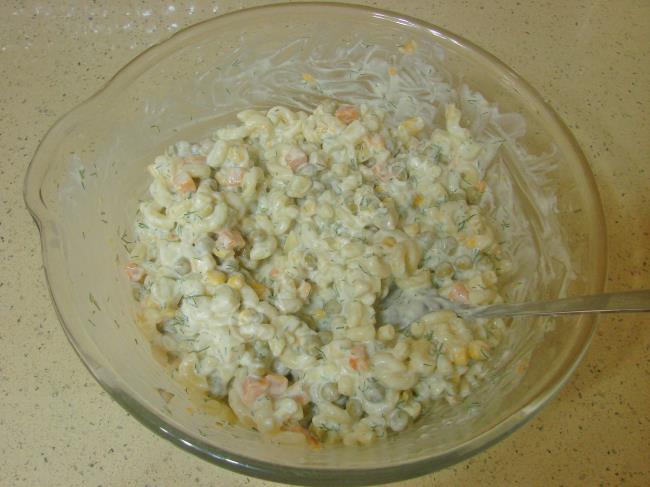 Garnitürlü Makarna Salatası - Yapılışı (5/8) 