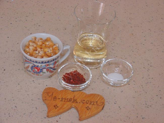 Acılı Patlamış Mısır - Yapılışı (1/8) 