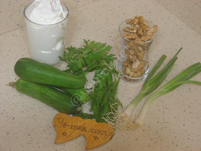 Cevizli Cacık - Yapılışı (1/8) 