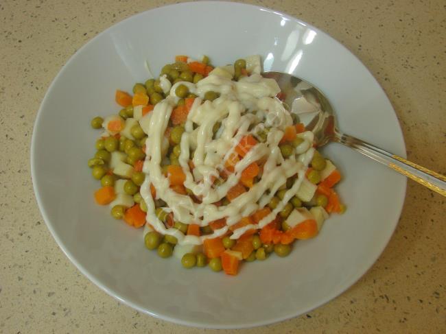 Garnitürlü Patates Salatası - Yapılışı (7/12) 