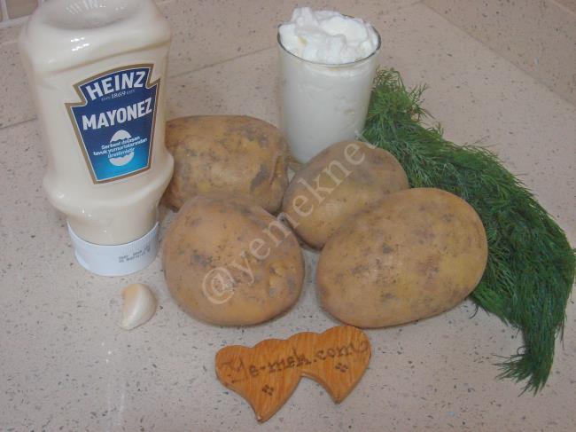 Yoğurtlu Patates Ezmesi - Yapılışı (1/12) 