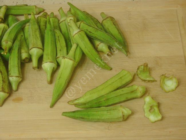 Bamya Kızartması - Yapılışı (2/12) 
