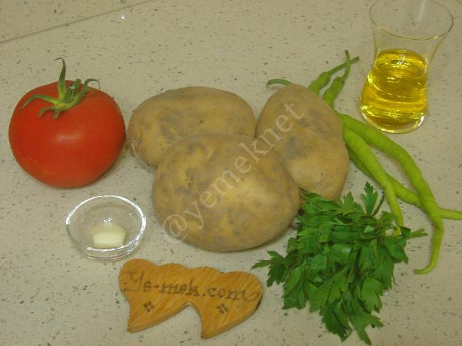 Kahvaltılık Soslu Patates - Yapılışı (1/12) 